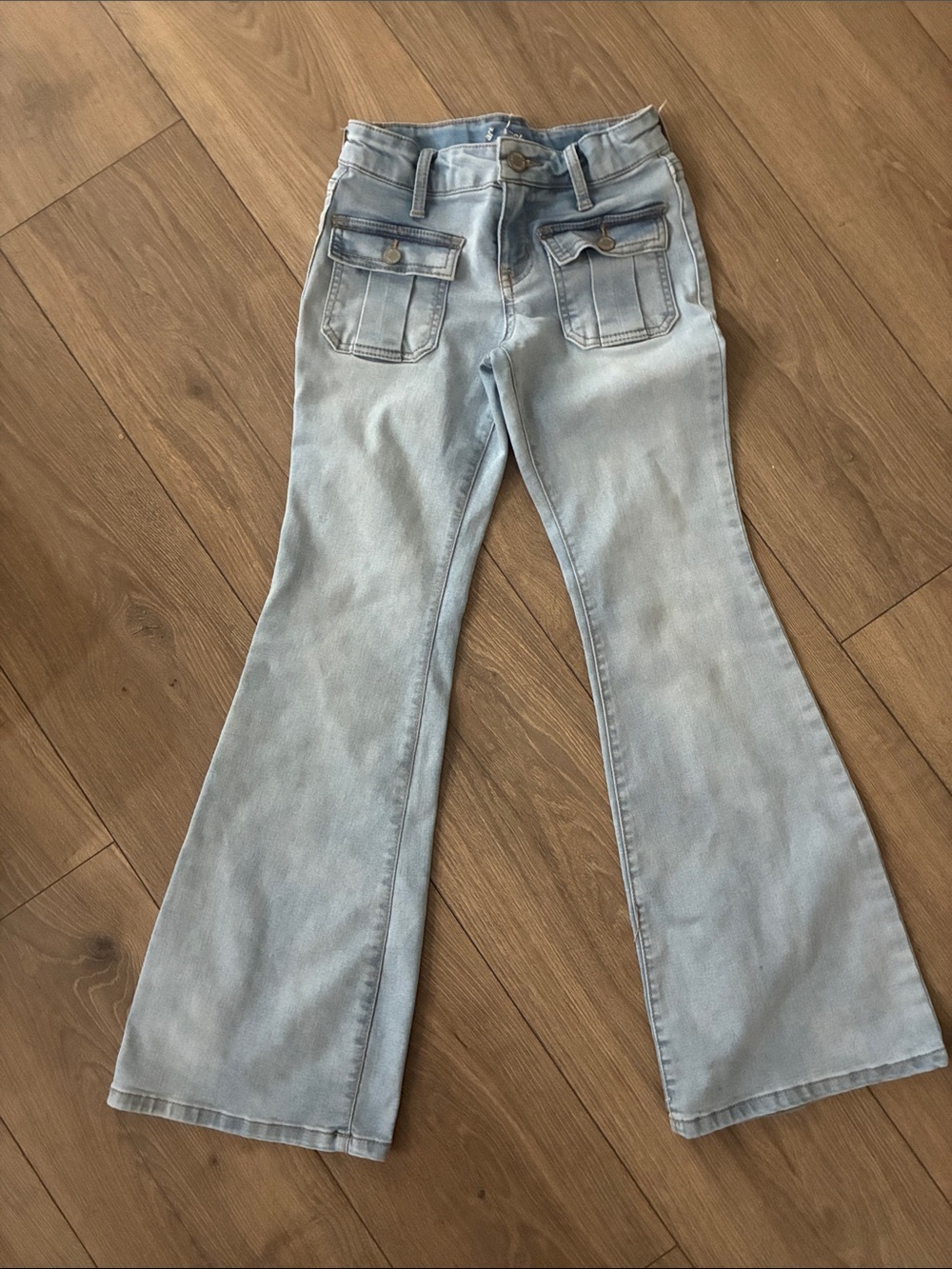 art class Light Wash Flared Jeans - Pale Blue size 8